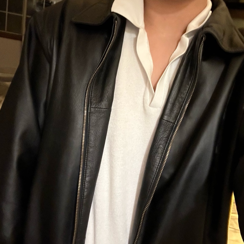 Black Leather Jacket - image 5